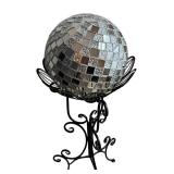 LL - Decorative Mirrored Sphere Floor Stand