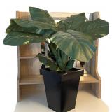 LL - Artificial Philodendron Plant in Black Planter