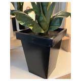 LL - Artificial Philodendron Plant in Black Planter