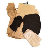 LLBR - Table Linens Mixed Lot Neutral Tones & Black Pieces