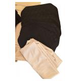 LLBR - Table Linens Mixed Lot Neutral Tones & Black Pieces