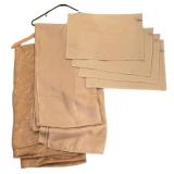 LLBR - Table Linens Mixed Lot Neutral Tones & Black Pieces