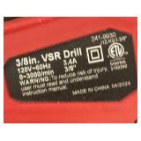 LLBR - Corded Drill Lot - Tool Shop 3/8 in VSR Drill & 3/8 in Drill