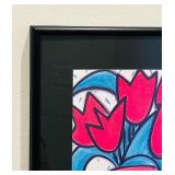 GE - Framed Floral Art Print