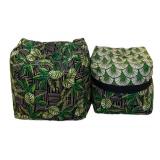 LLBR - Indoor Outdoor Pouf Cushions Set of 2