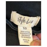 LLBR - Black Pants Mixed Lot Style & Co Petite Size 10 & 6P