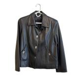 LLBR - Leather Jacket - Jones New York Signature Black Size M