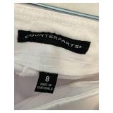 LLBR - White Pants - Counterparts & Christopher & Banks Size 8 (Lot of 2)