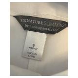 LLBR - White Pants - Counterparts & Christopher & Banks Size 8 (Lot of 2)