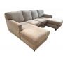 LR - U-Shaped Modular Sectional Sofa with Double Chaise Lounges