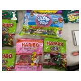 Assorted Candy, Haribo Gummy, Dubble Bubble Gum, Andes Mints, Dubbe Bubble Eggs, and More