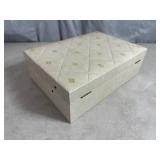 Vintage Jewelry Box Filled with Assorted Jewelry