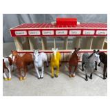 Melissa & Doug Horse Stable with 8 Horses
