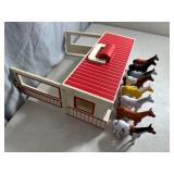 Melissa & Doug Horse Stable with 8 Horses