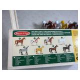 Melissa & Doug Horse Stable with 8 Horses