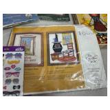 Assorted Craft, Embroidery, Cross Stitch Items
