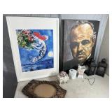 Framed Mermaid Print, Godfather Canvas, and More