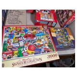 Huge Lot of Puzzles Including 3000 pc Puzzle