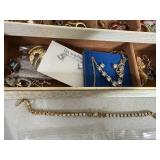 Jewelry Box with Estate Jewelry