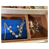 Jewelry Box with Estate Jewelry