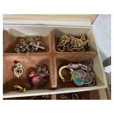 Jewelry Box with Estate Jewelry