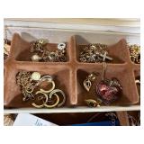 Jewelry Box with Estate Jewelry