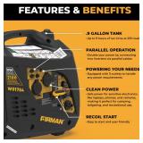 Brand New Firman 2,100 Watt Inverter Generator with CO Alert, Built-In Parallel Capability and RV Adapter