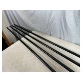 4 New Metal Tiki Torches