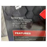 New Bullseye Pro Rechargeable Tire Inflator