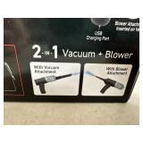 New Rechargeable Pocket Vac Blower and Vacuum