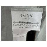New BKLYN Steel Co Expandable Magnetic Spice Rack