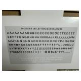 New Message Board with Letters