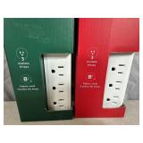 2 New Globe Designer Power Strips