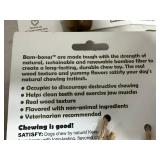 4 New Bam-Bones Flavored Dog Chew Toys