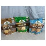 3 New Bags of Fieldcrest Collagen Based Dog Chews