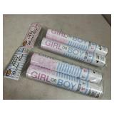 New Boy and Girl Gender Reveal Confetti Cannons