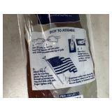 New American Flag and Pole Set