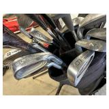 Large Lot of Approx 92 Golf Clubs Take What You Want Golf Clubs and Bags
