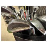 Large Lot of Approx 92 Golf Clubs Take What You Want Golf Clubs and Bags