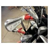 Large Lot of Approx 92 Golf Clubs Take What You Want Golf Clubs and Bags