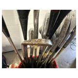 Large Lot of Approx 92 Golf Clubs Take What You Want Golf Clubs and Bags