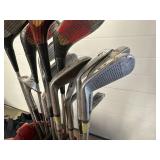 Large Lot of Approx 92 Golf Clubs Take What You Want Golf Clubs and Bags