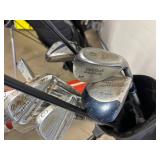Large Lot of Approx 92 Golf Clubs Take What You Want Golf Clubs and Bags