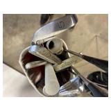 Large Lot of Approx 92 Golf Clubs Take What You Want Golf Clubs and Bags