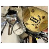 Large Lot of Approx 92 Golf Clubs Take What You Want Golf Clubs and Bags