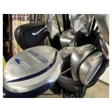 Large Lot of Approx 92 Golf Clubs Take What You Want Golf Clubs and Bags