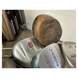 Large Lot of Approx 92 Golf Clubs Take What You Want Golf Clubs and Bags
