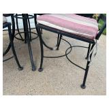 Patio Table and 4 Metal Chairs