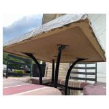 Patio Table and 4 Metal Chairs