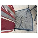 Patio Table and 4 Metal Chairs